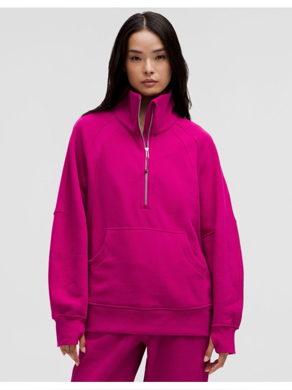 Lululemon Scuba Oversized Funnel-Neck Half Zip *Long | Ripened Raspberry